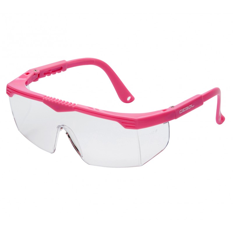 GEBOL-Bezpečnostné detské okuliare, ružové