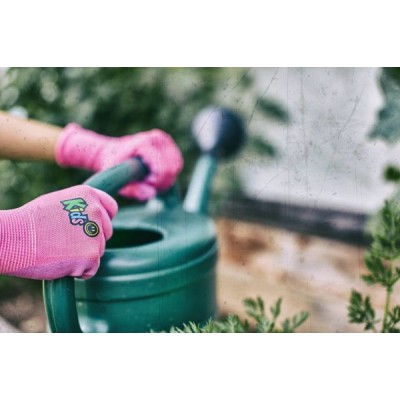 GEBOL-Pracovné rukavice KIDS PINK vek 5 až 8 , detské