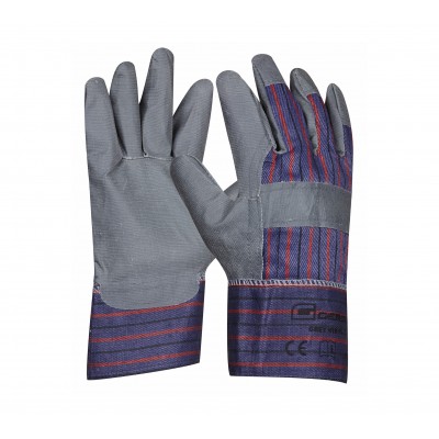 GEBOL-Pracovné rukavice "GREY VINYL č.10,5
