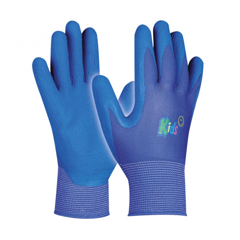 GEBOL-Pracovné rukavice KIDS BLUE vek 5 až 8 , detské