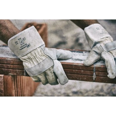 GEBOL-Pracovné rukavice WORKER č.10.5, celokoženné
