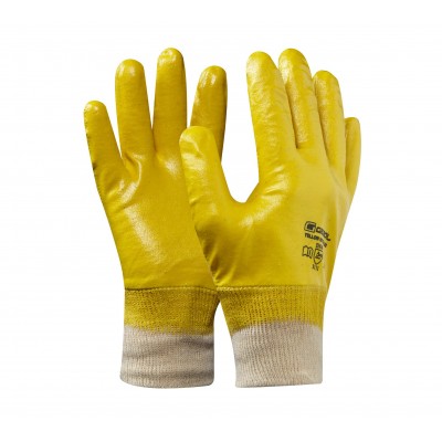 GEBOL-Pracovné rukavice  YELLOW NITRIL PLUS č.10,